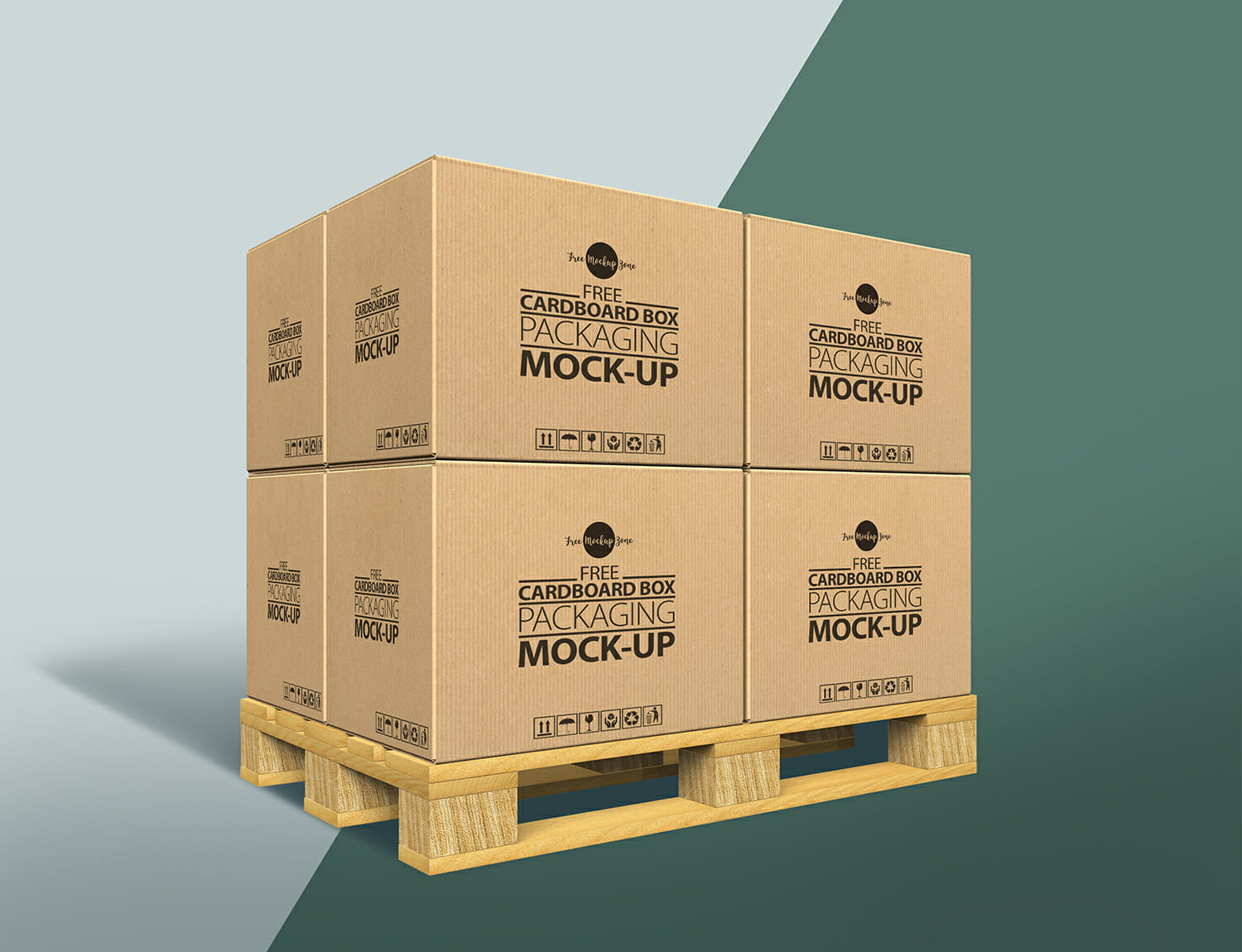 Download Cardboard Box Stack Mockup | Awesome Mockups