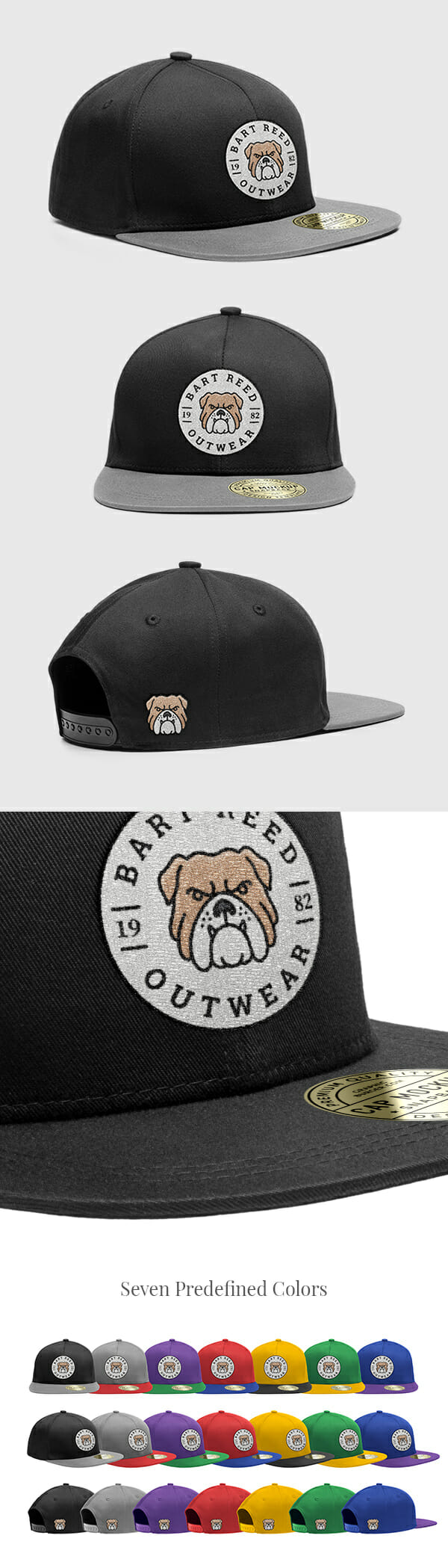 Download New Snapback Cap Mockup | Awesome Mockups