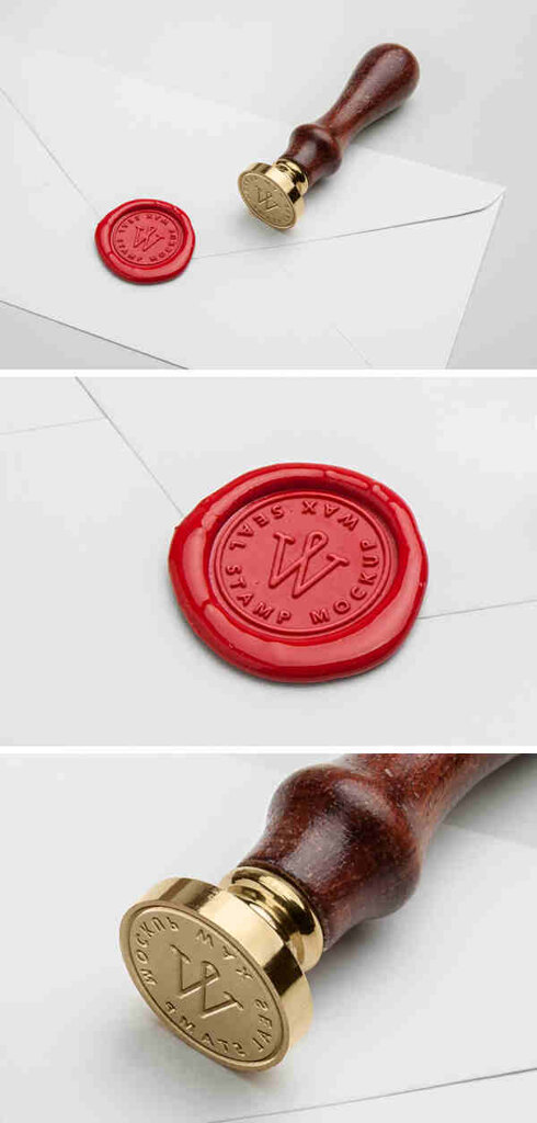 Download Wooden Wax Seal Stamp Mockup | Awesome Mockups