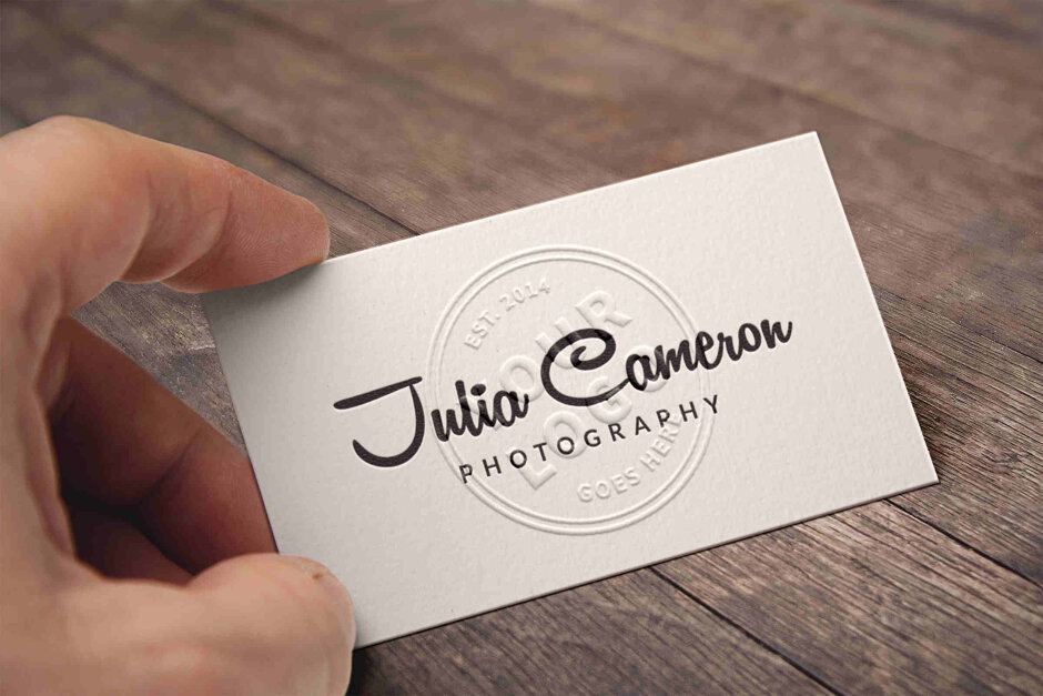Download Realistic Embossed Business Card Mockup | Awesome Mockups