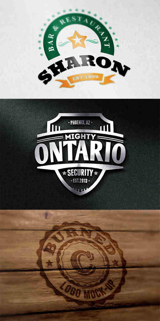 Download 3 Photorealistic Logo Mockups Awesome Mockups