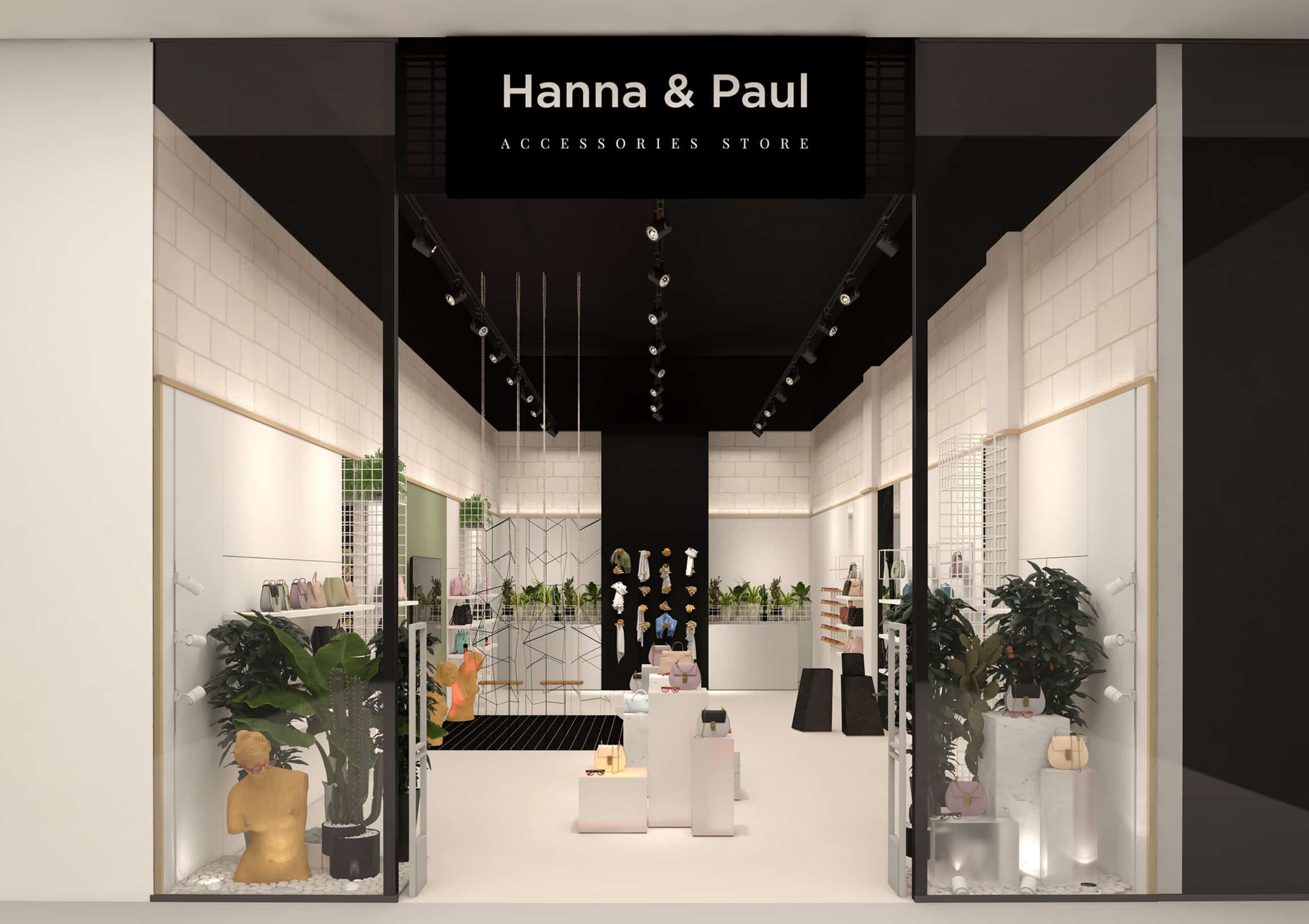 Accessories store Hanna & Paul | Interior Designio