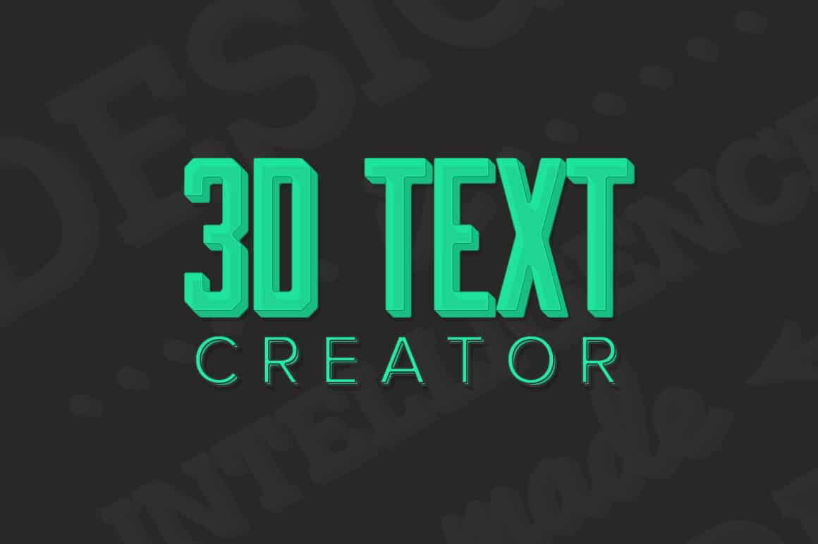 text creator digital machine display 3d texture