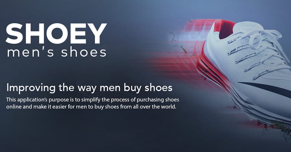 Shoey Men's Shoes App by Oneil McCalla | Design Ideas