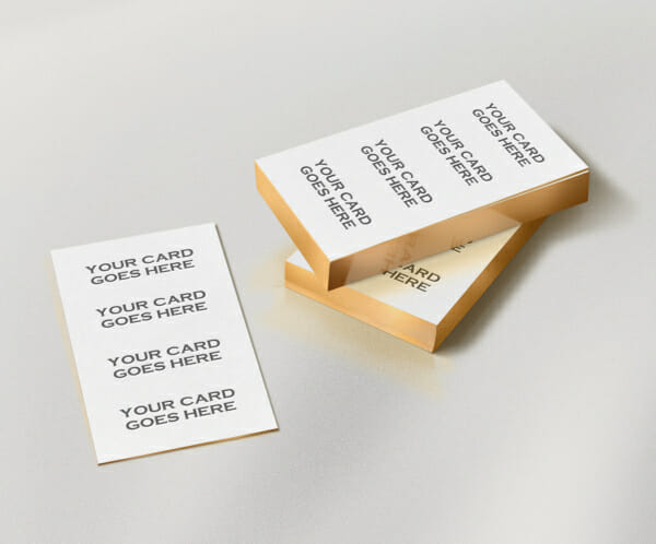 Download Free Gold Edge Letterpress Bcard Mock-up | Awesome Mockups