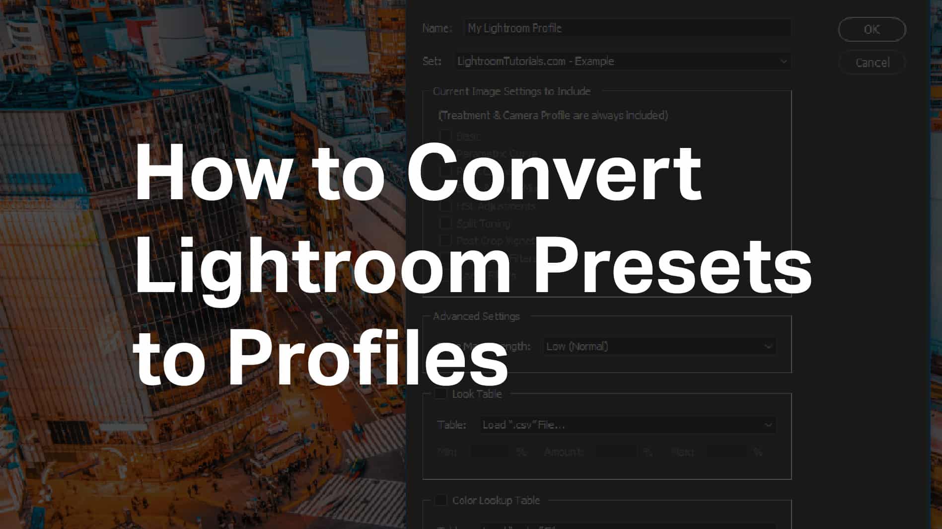 convert lightroom presetns to darktable presets